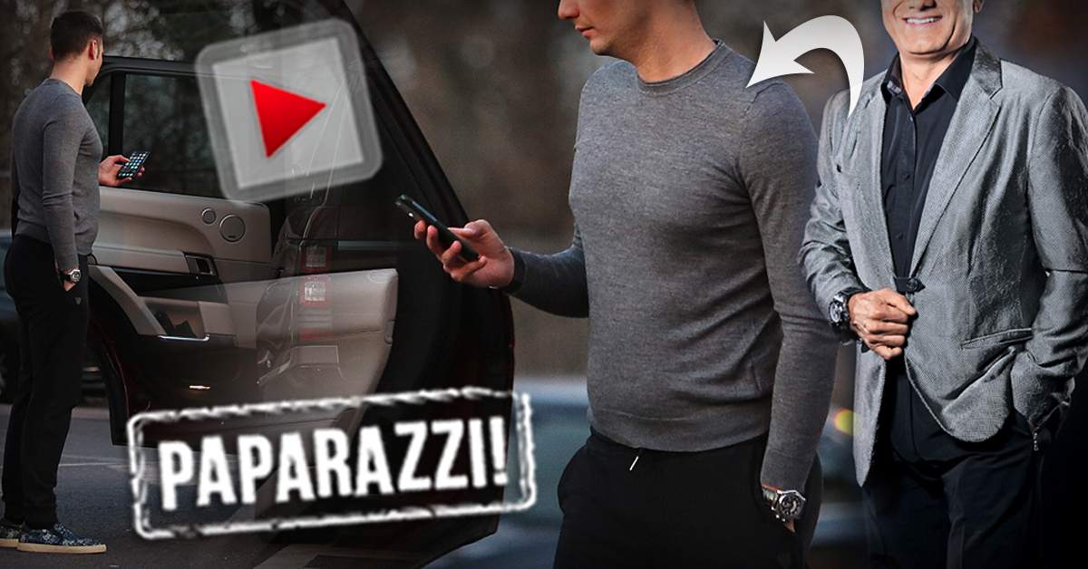 VIDEO PAPARAZZI / Întoarce banii cu lopata, dar își vinde bolidul de lux! Fiul unul milionar celebru, fotografii în plină stradă cu mașina de vânzare