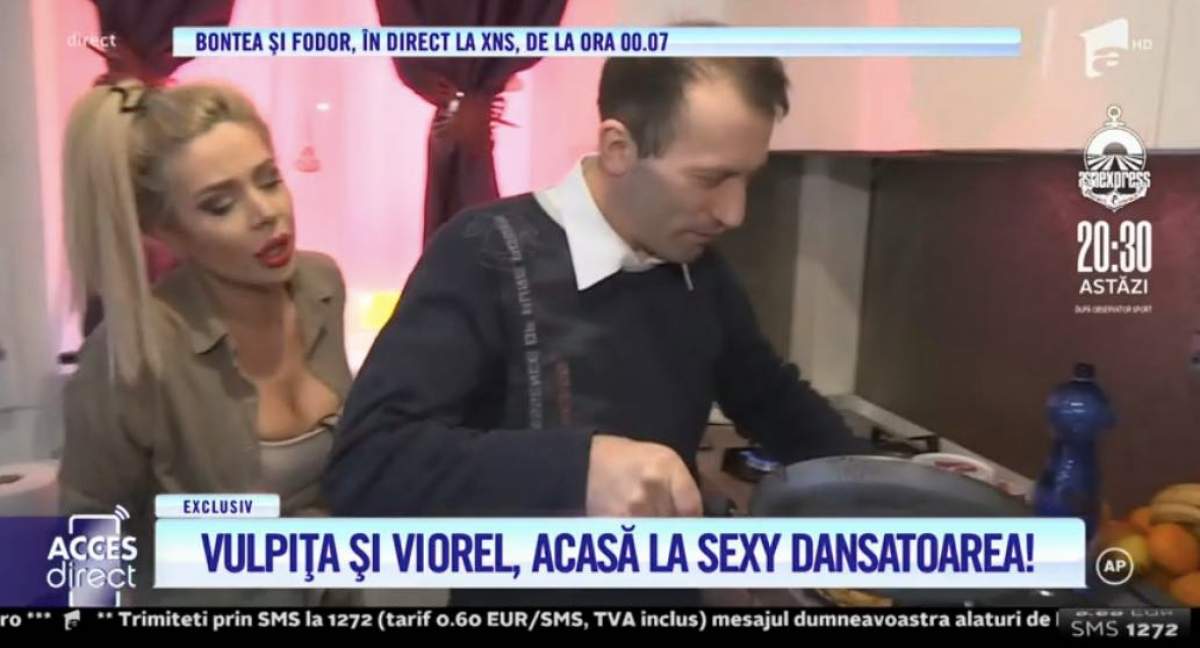 VIDEO / Vizită cu scântei! Viorel și Veronica au mers la dansatoarea Emy. De la clătite s-a ajuns la îmbrățișări tandre. Vulpița, un pachet de nervi