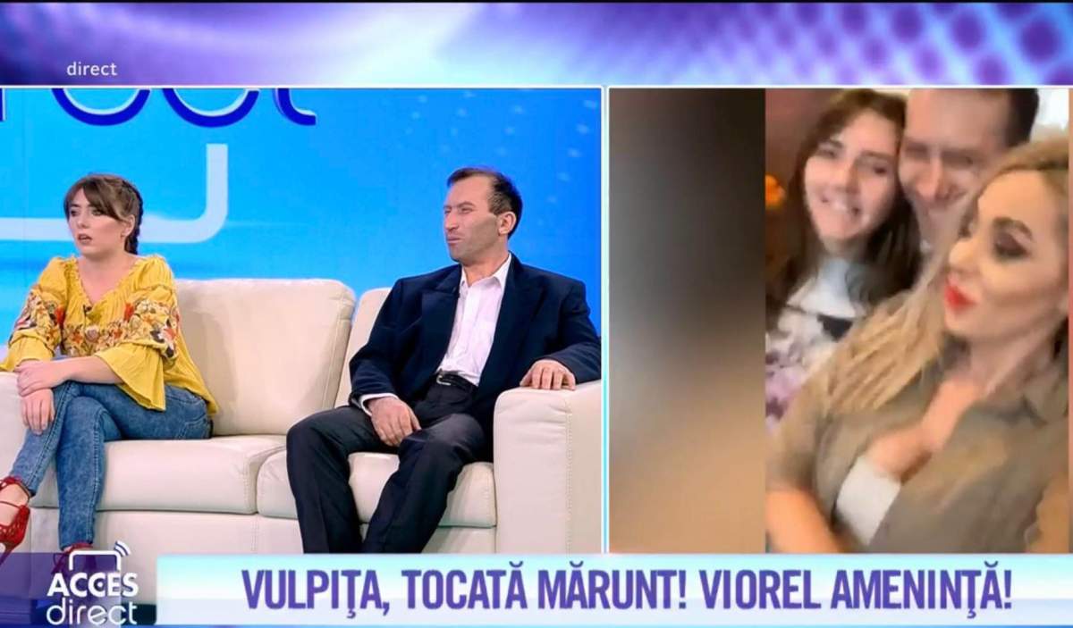 Scandal fără precedent! Reacția Vulpiței, după ce l-a văzut pe Viorel într-o ipostază indecentă cu dansatoarea Emy / VIDEO