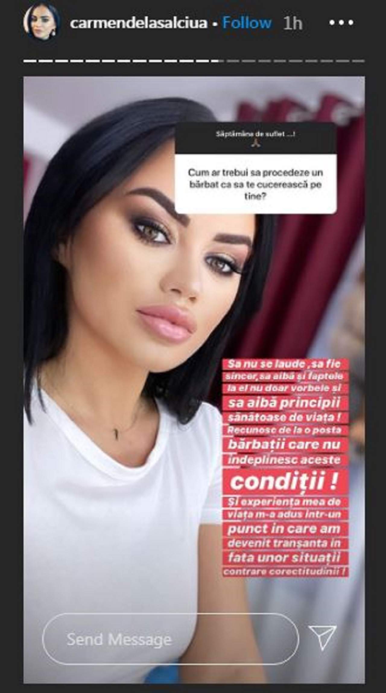 Carmen de la Sălciua, totul despre viitorul iubit. Ce condiții trebuie să îndeplinească. „Am devenit tranșantă” / FOTO