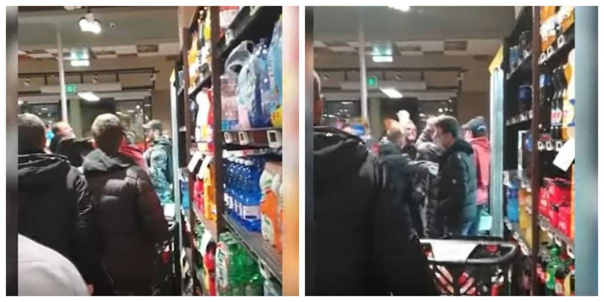 VIDEO / Bătaie într-un supermarket din Italia, după ce un bărbat a refuzat să poarte masca de protecție