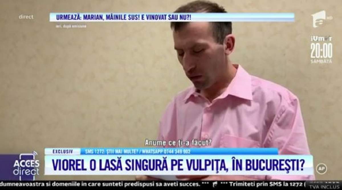 VIDEO / Potop de amenințări între Veronica și Viorel. Soțul Vulpiței susține că va pleca înapoi la Blăgești!  „Te dai tu mare și tare, dar o să cazi”