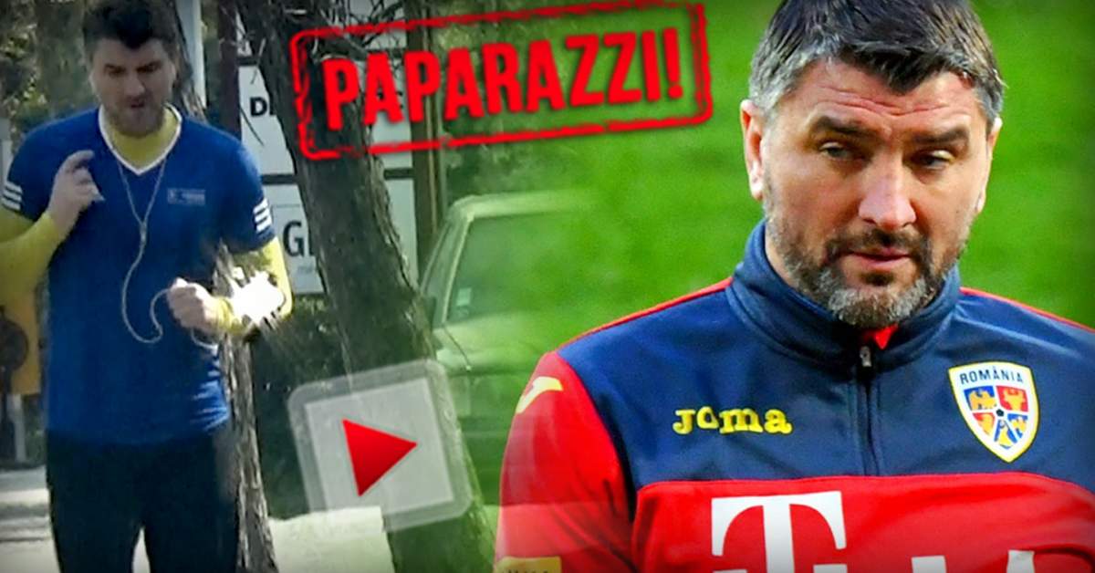 VIDEO PAPARAZZI / Adrian Mihalcea, gest dezgustător pe stradă! Cum l-au prins paparazzii pe noul antrenor de la Dinamo