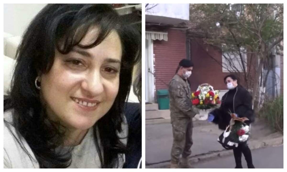 Asistenta medicală din Galați, umilită de vecini, a fost așteptată cu flori de militarii MApN: "Pentru unii ești erou"