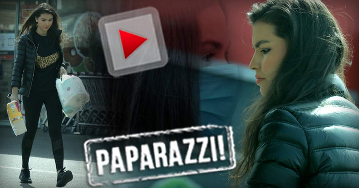 VIDEO PAPARAZZI / Proviziile înainte de toate, dar masca de protecție lipsește! Sandra Mutu, surprinsă la magazin pentru strictul necesar