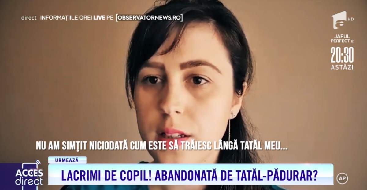 Povestea incredibilă a Biancăi, tânăra care vrea să fie recunoscută de tatăl-pădurar / VIDEO