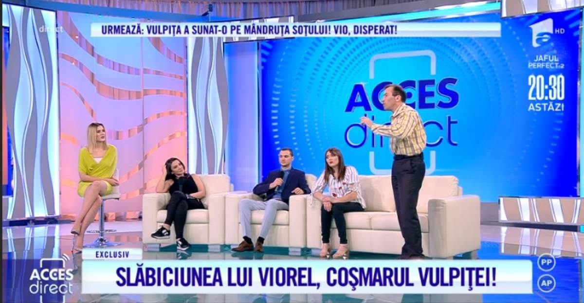 Viorel s-a ridicat și a plecat din platoul „Acces Direct”! Supărat foc, a amenințat pe toată lumea: „Știu multe”