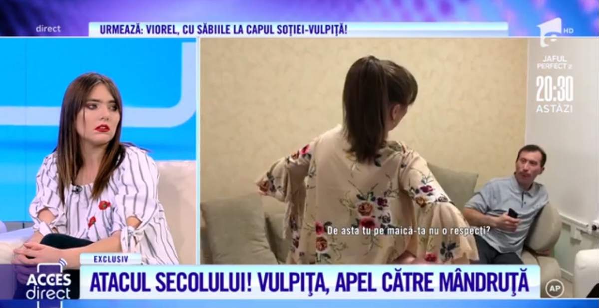 Scandal monstru la „Acces Direct”! Vulpița și Viorel, bătălie pe telefon! / VIDEO