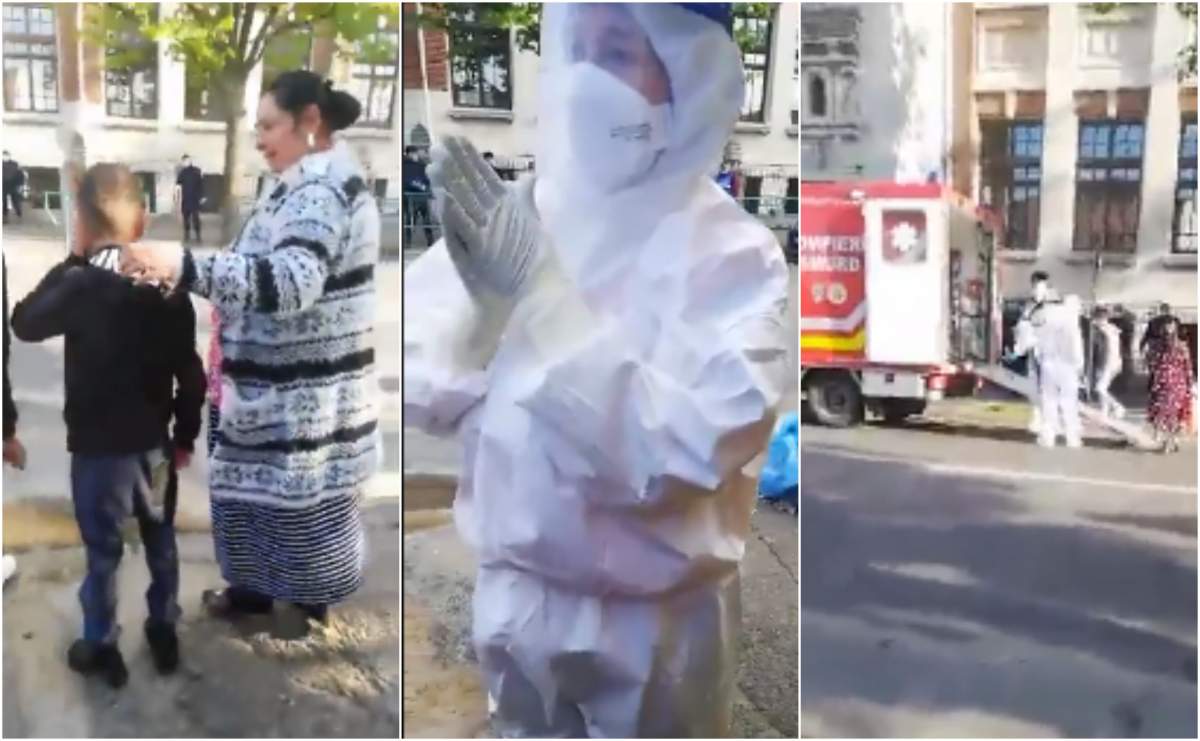 Scandal de proporții în Ploiești. Cinci persoane, depistate pozitiv cu noul COVID-19, refuză sa fie transportate la spital/ VIDEO