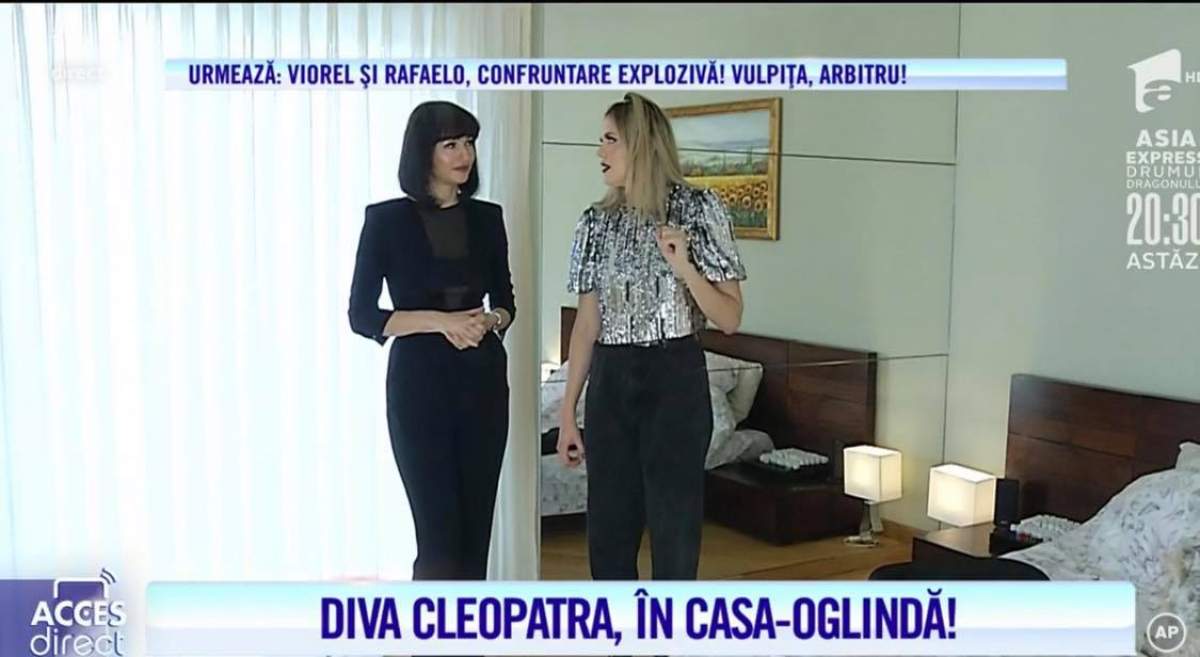 Acces Direct. Casa unei afaceriste de top! Diva Cleopatra are o locuinţă modernă, înţesată de tablouri valoroase / VIDEO