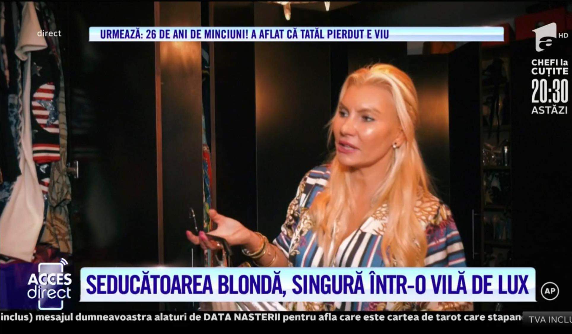 Primul manechin al României, viață în lux oribitor. Cum arată vila în care blondina locuiește singură! / VIDEO