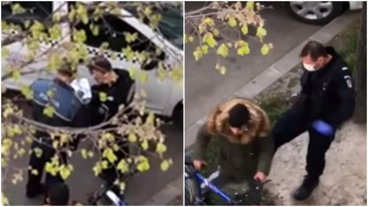 Filmare șocantă în Brăila! Un jandarm lovește un tânăr, după ce i-a verificat actele / VIDEO