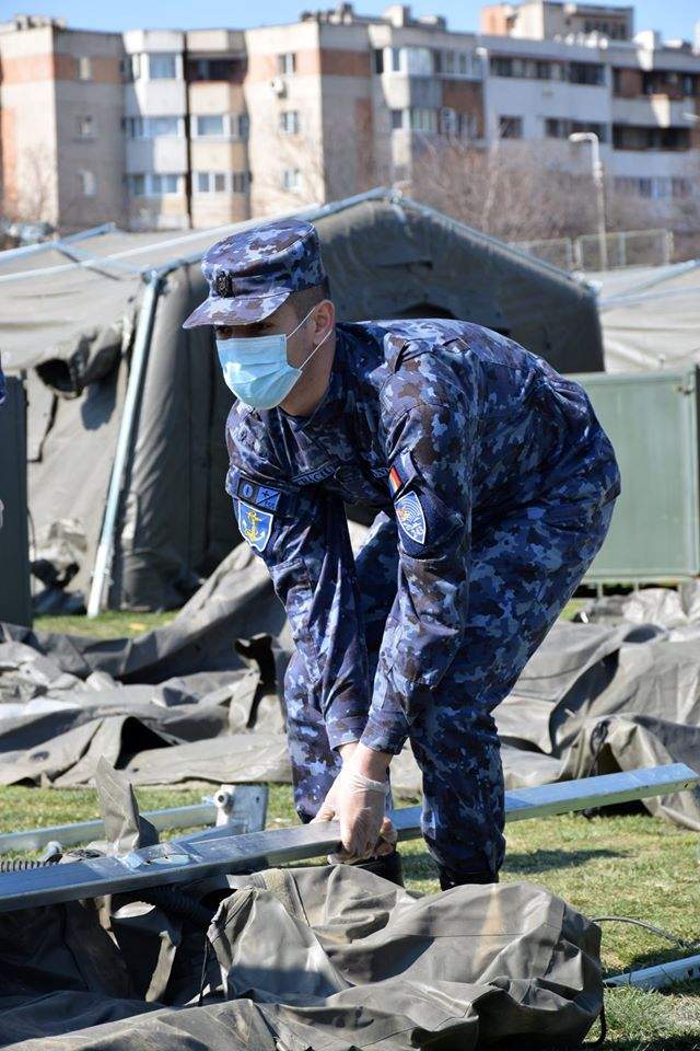 Imagini cu spitalul construit de Armata Română în Constanța! Unde vor fi duși pacienții cu Covid-19