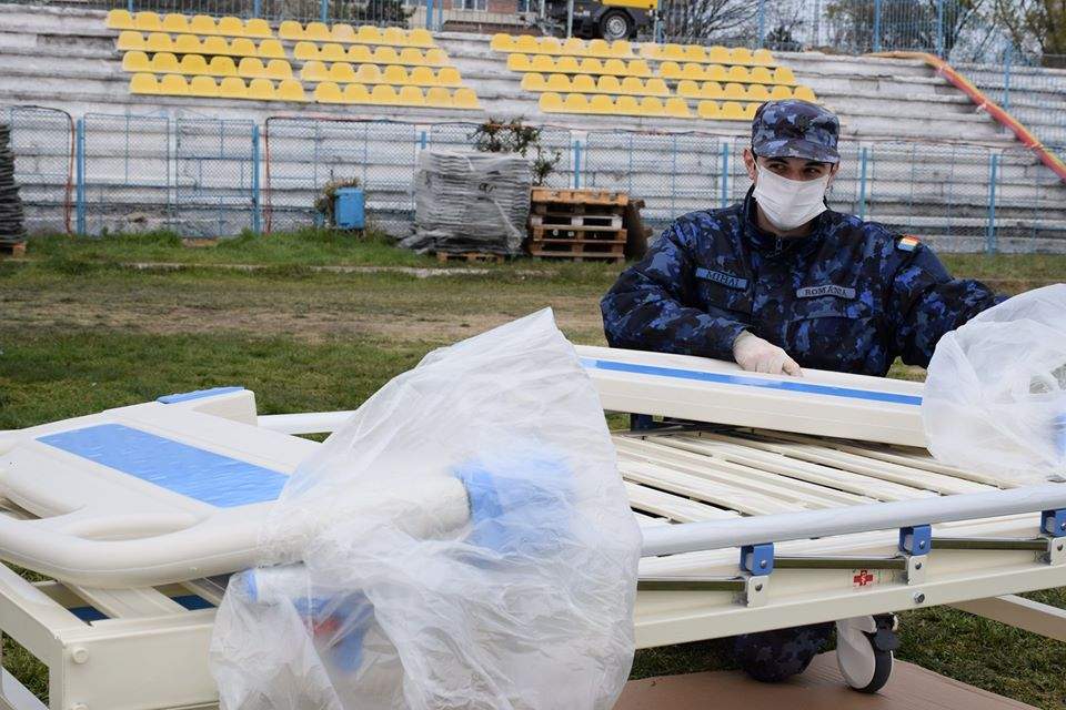 Imagini cu spitalul construit de Armata Română în Constanța! Unde vor fi duși pacienții cu Covid-19