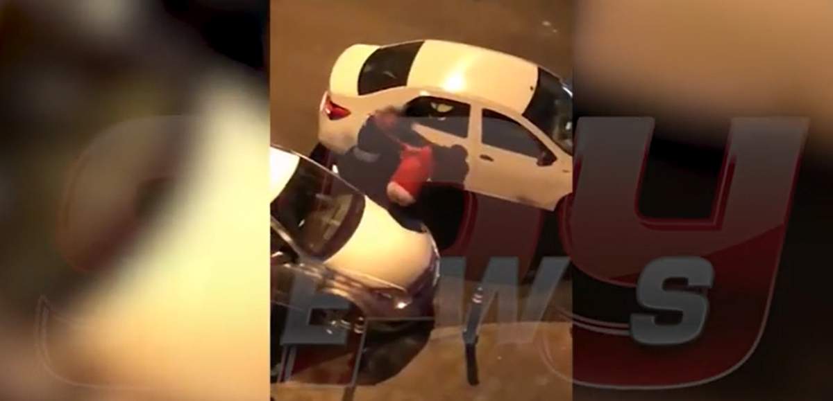 București. Reacţia Poliţiei, după ce un agent a fost filmat lovind cu bestialitate un bărbat
