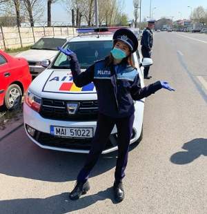 Gimnasta Larisa Iordache a lăsat echipamentul sportiv pentru uniforma de polițist! ”Din cauza lipsei de personal”
