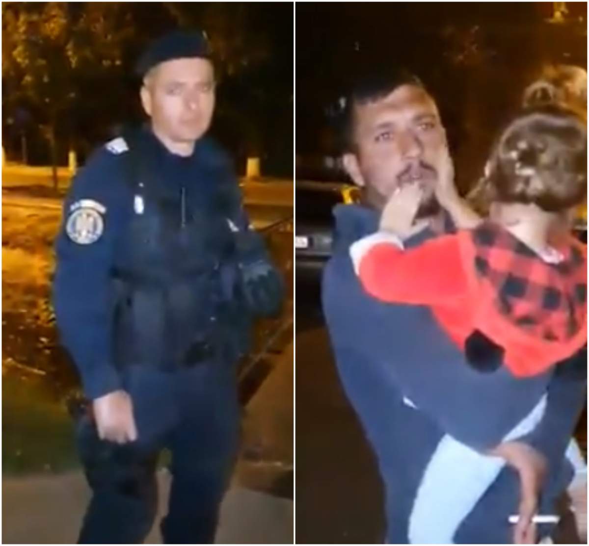 Scandal între trei jandarmi vasluieni și un tată. Bărbatul, cu fetița în brațe, a fost amendat în timp ce aștepta la rând la pâine / VIDEO