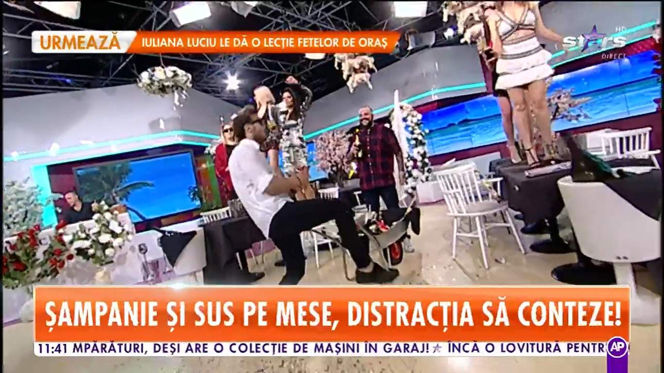 FOTO / Șampania și sus pe mese, doar distracția să conteze! Cea mai tare petrecere de 1 Mai, în direct la Star Matinal