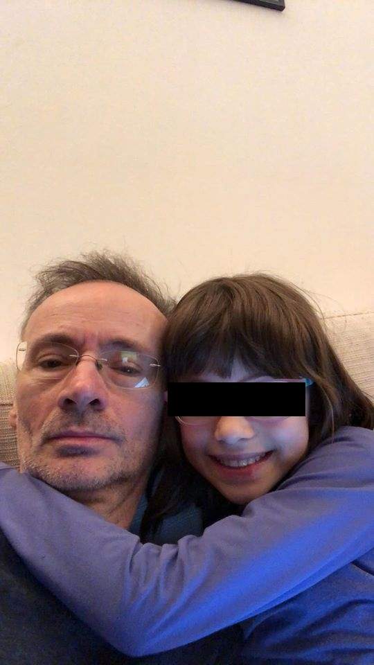 FOTO / Miha Albu, cel mai fericit tătic! Și-a revăzut fiica după aproape două luni: „Mă bucur că intervenția mea publică a sensibilizat-o pe mama ei”