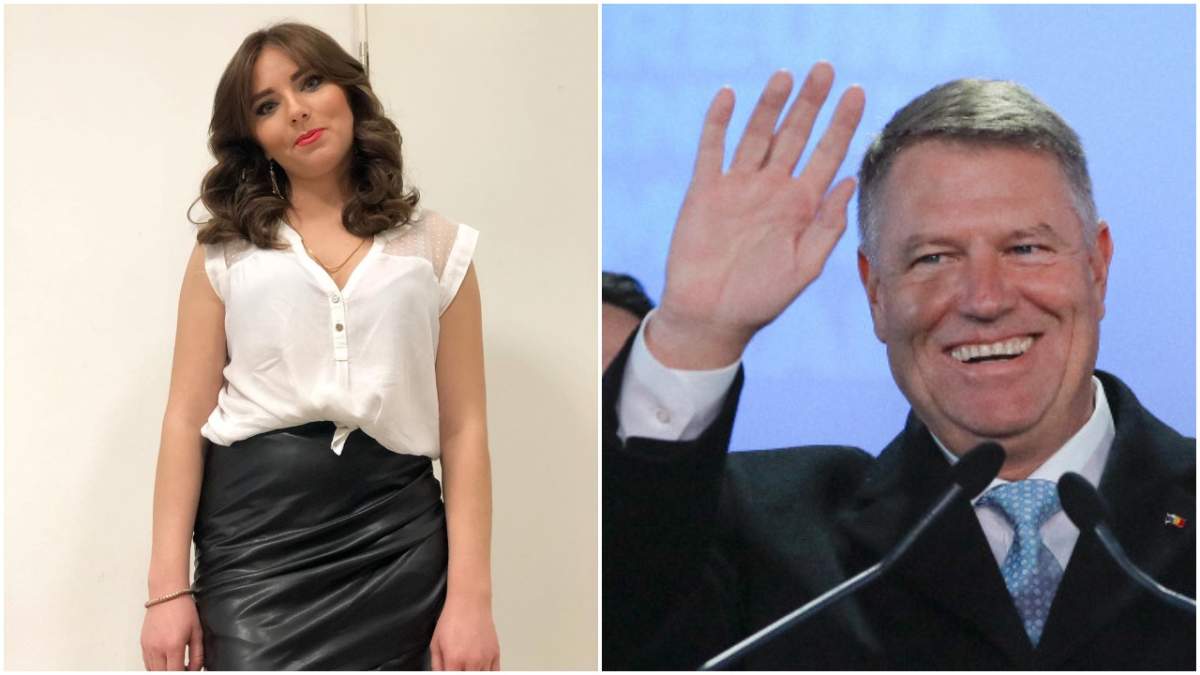 Vulpița cea virală a devenit Vulpița cea... prezidențială! Poza Veronicăi alături de Iohannis a stârnit furori / FOTO