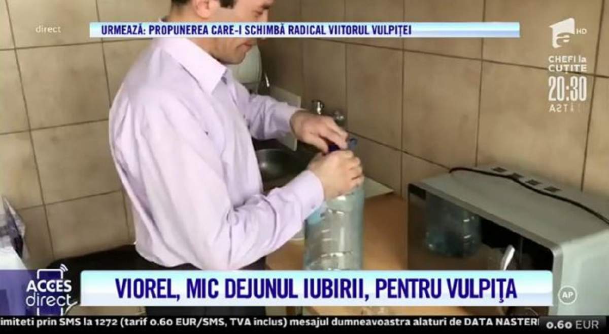 Viorel, un romantic incurabil! S-a trezit dis de dimineață și i-a pregătit Veronicăi un mic dejun ca la carte. Reacția Vulpiței / VIDEO