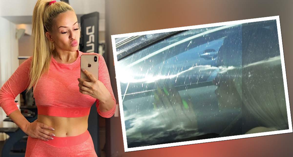 VIDEO PAPARAZZI / Când culoarea semaforului este roșie, Anda Adam nu pierde timpul. Ce face vedeta în trafic, atunci când crede că nimeni nu o vede