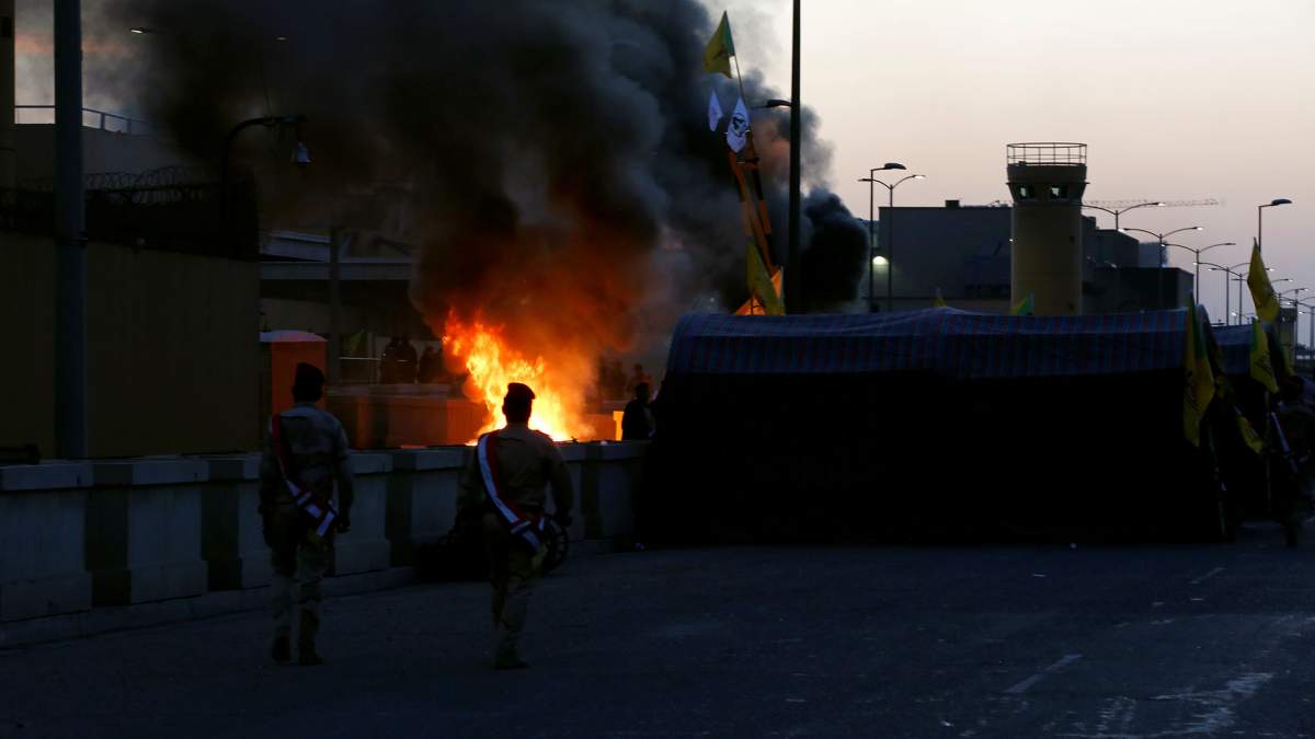 Atac cu rachetă al Ambasadei SUA la Bagdad, în noaptea de luni spre marți