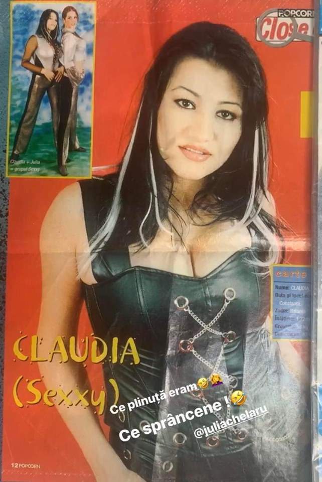 FOTO / Claudia Pătrășcanu, amintire prețioasă de acum 18 ani! Cum arăta vedeta când activa în trupa ”Sexxy”
