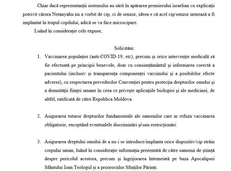 Reacția șocantă a Bisericii Ortodoxe din Moldova despre vaccinarea anti-COVID-19. Document oficial: ”Pericol de microcipare a corpului uman”