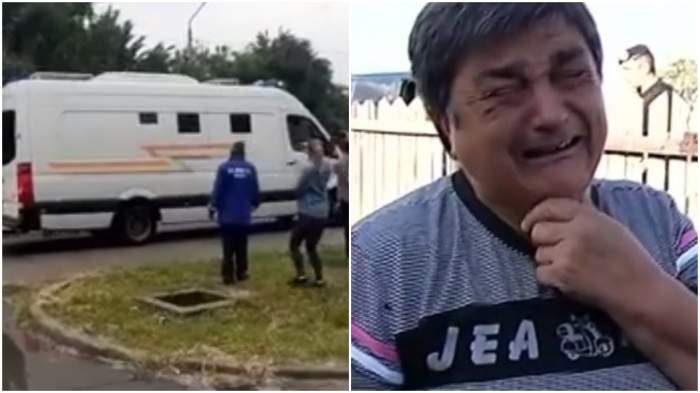 Imaginile suferinței, la Tribunalul Olt. Bunica Luizei Melencu a urlat de durere lângă duba lui Dincă / VIDEO