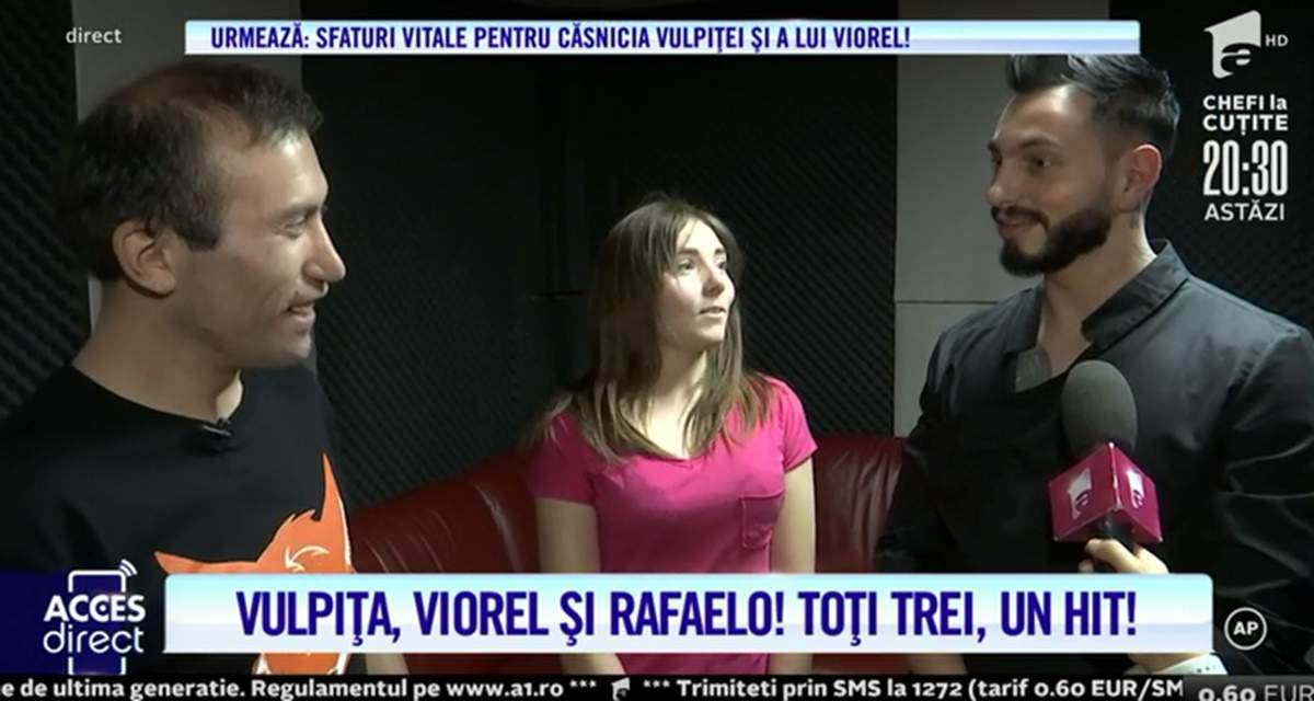 VIDEO / Rafaelo, ”lipiciul” dintre Vulpița și Viorel! Artistul a reușit să-i convingă să facă împreună o piesă