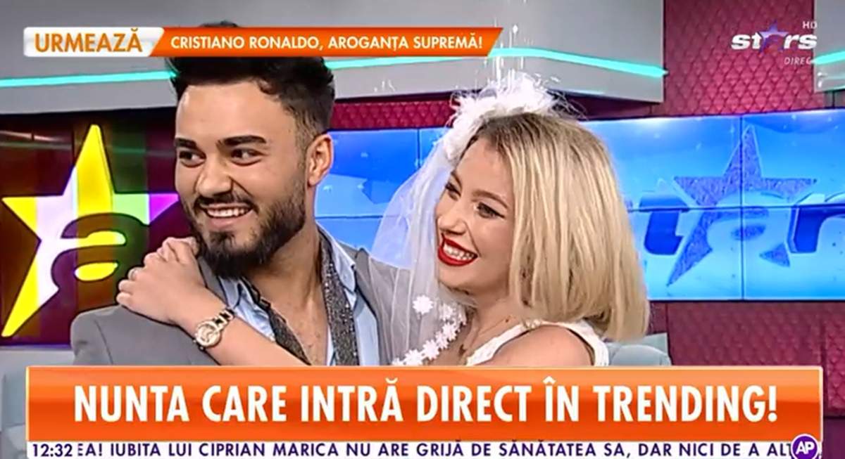 FOTO / Fetelor, luați-vă gândul! Jador a spus ”Da”! Cântărețul s-a căsătorit în direct cu o celebră blondă! Totul la Star Matinal!