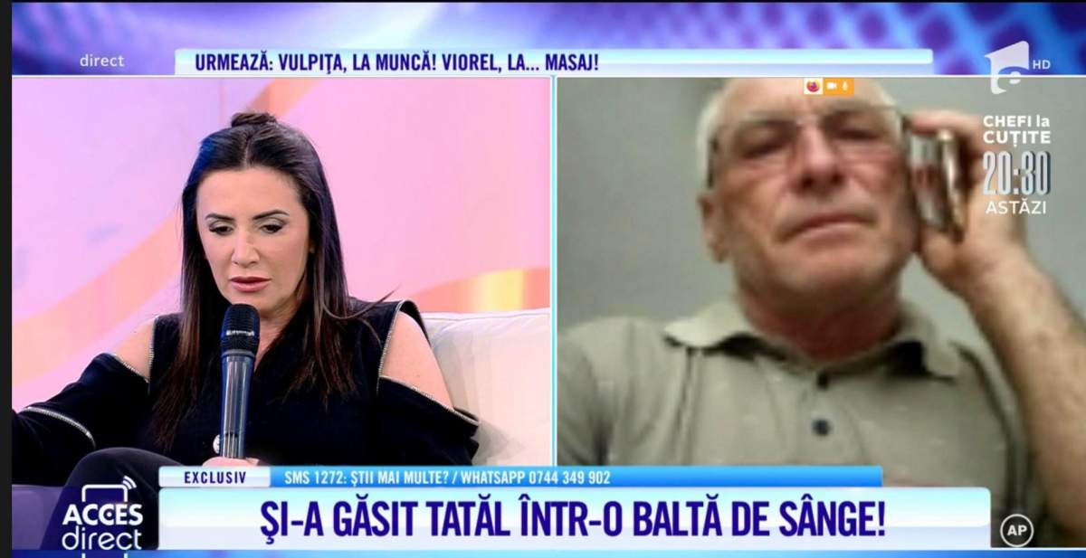 Moarte suspectă! Un bărbat face acuzații grave, după ce și-a găsit tatăl într-o baltă de sânge / VIDEO