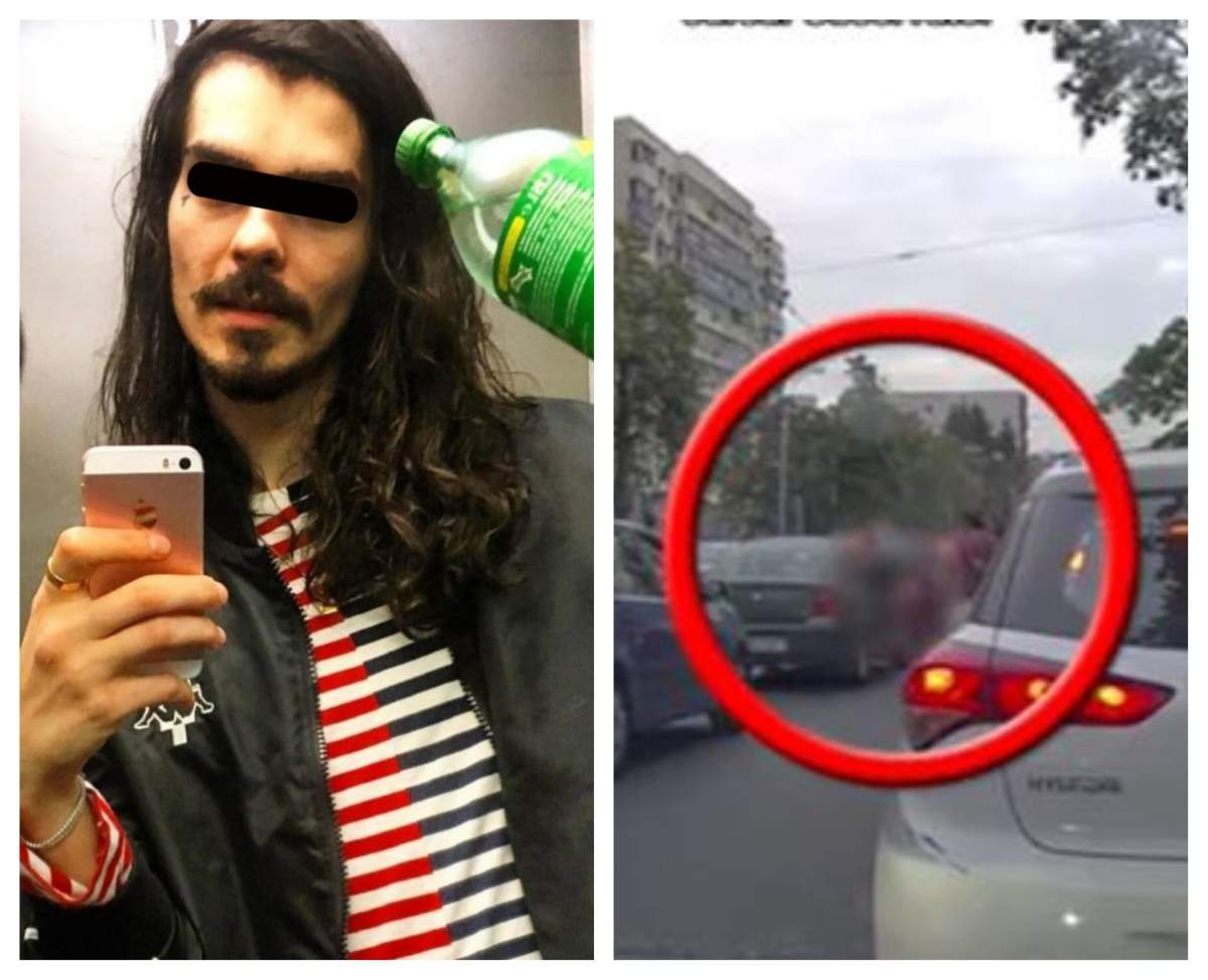 VIDEO / Imagini șocante cu presupusul iubit al Margheritei de la Clejani, snopit în bătaie în trafic! A fost lovit cu pumnii pentru o datorie mai veche
