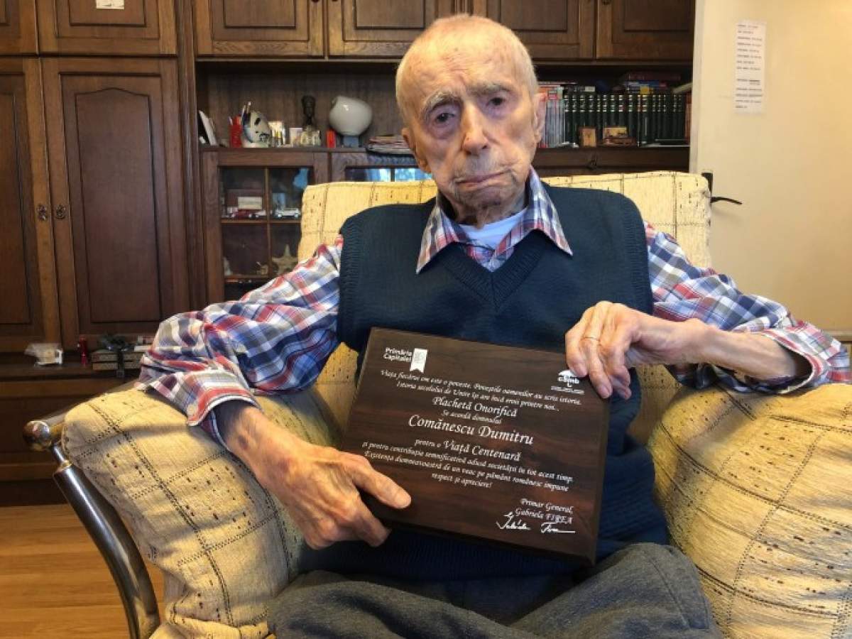 Uluitor! Un român a preluat titlul de „cel mai bătrân bărbat din lume”. Câți ani are Dumitru Comănescu