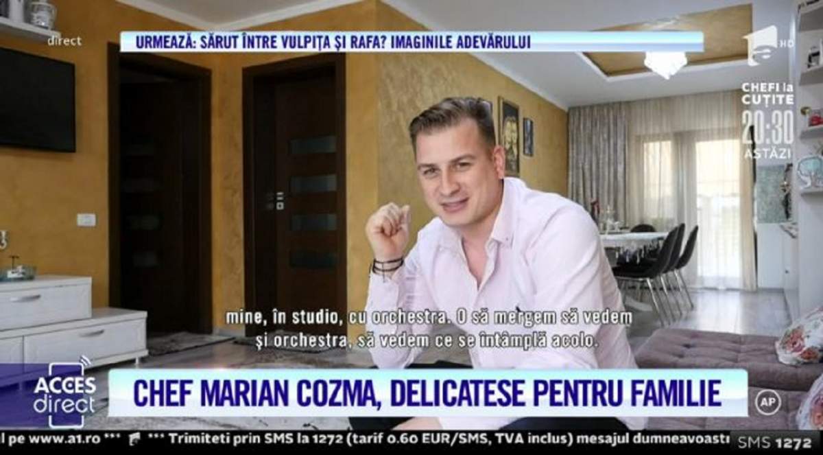 Acces Direct. Cântărețul preferat al lui Hagi, casă cu pereți aurii și lustre strălucitoare! Marian Cozma a dat microfonul pe bidinea din cauza copiilor! / VIDEO