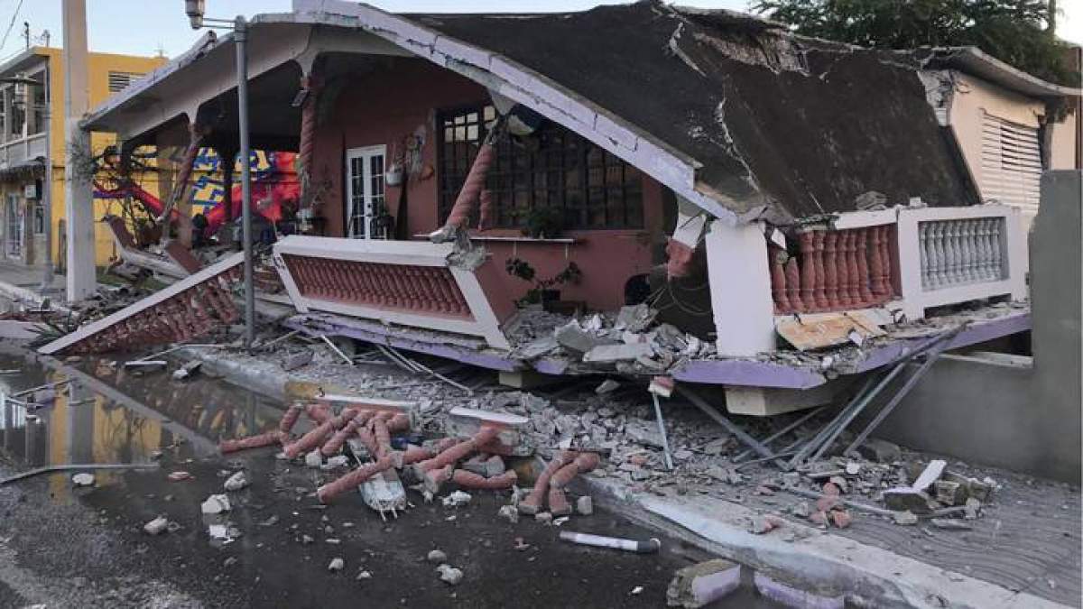 Puerto Rico, lovit de un cutremur de 5,5 grade. Mai multe clădiri s-au prăbușit