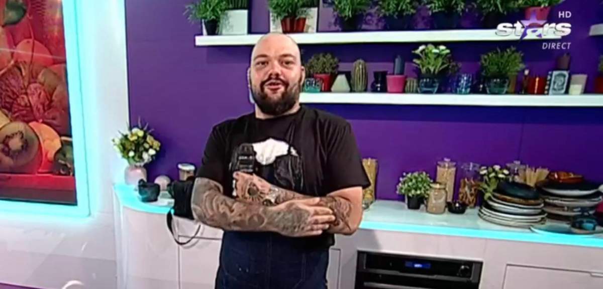 Chef Munti, căzătură spectaculoasă! Ce s-a întâmplat după, a arătat chiar el, la Antena Stars! „Dacă aveam 170 de kilograme...”