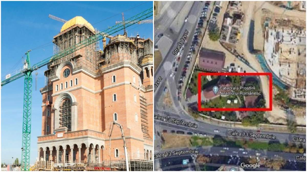 BOR, reacție dură după ce „Catedrala Prostirii Neamului Românesc” a apărut pe Google Maps: „Oameni împuținați de ură”
