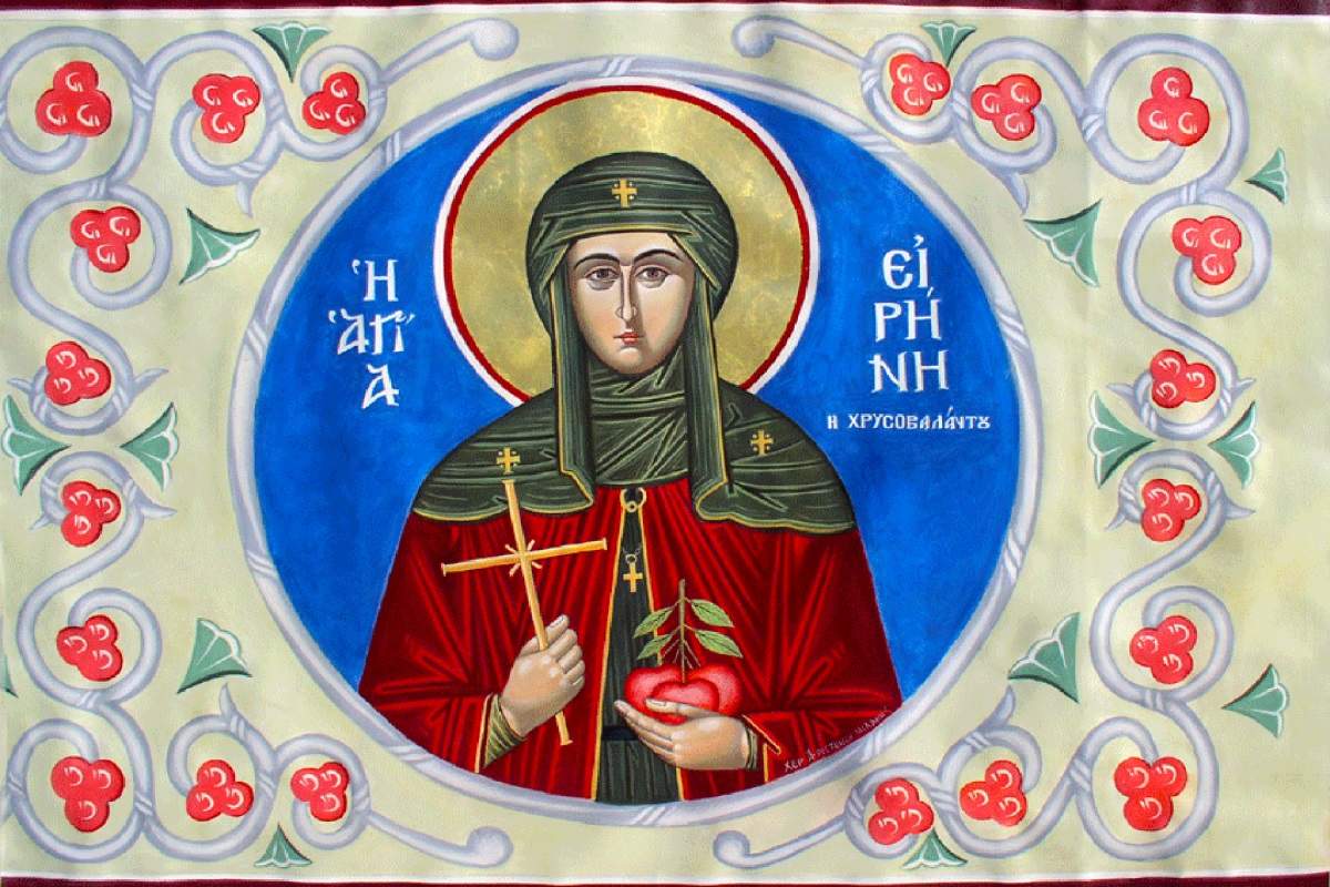 Calendar ortodox marți, 5 mai. Rugăciunea închinată Sfintei Irina