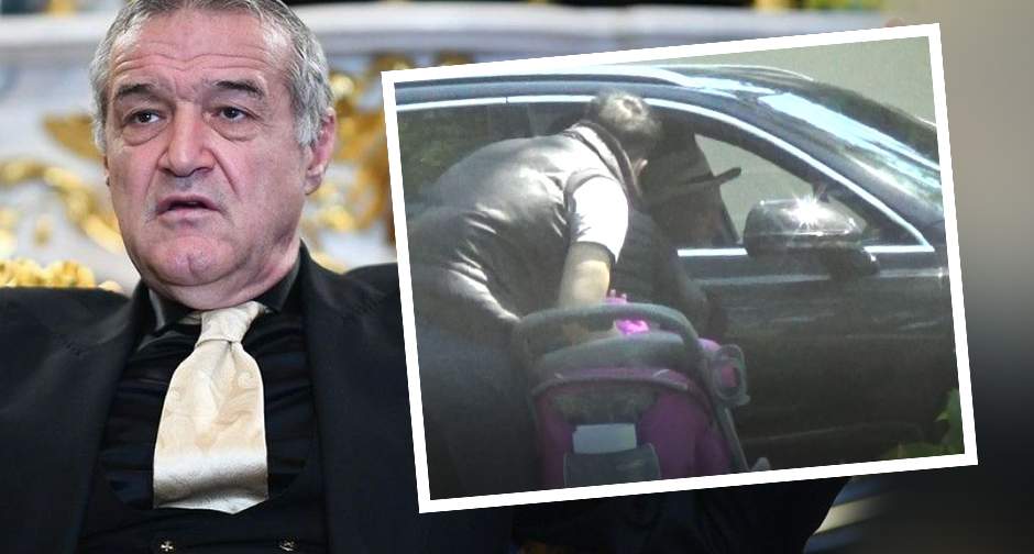 VIDEO PAPARAZZI / Pentru un gest de omenie, Gigi Becali a încălcat legea în trafic! Cum a fost surprins latifundiarul din Pipera