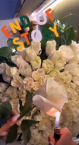 FOTO / Nu mai e nicio cale de împăcare! Gestul șocant pe care l-a făcut Bianca Drăgușanu cu florile primite de la Alex Bodi. ”Sfârșitul poveștii”