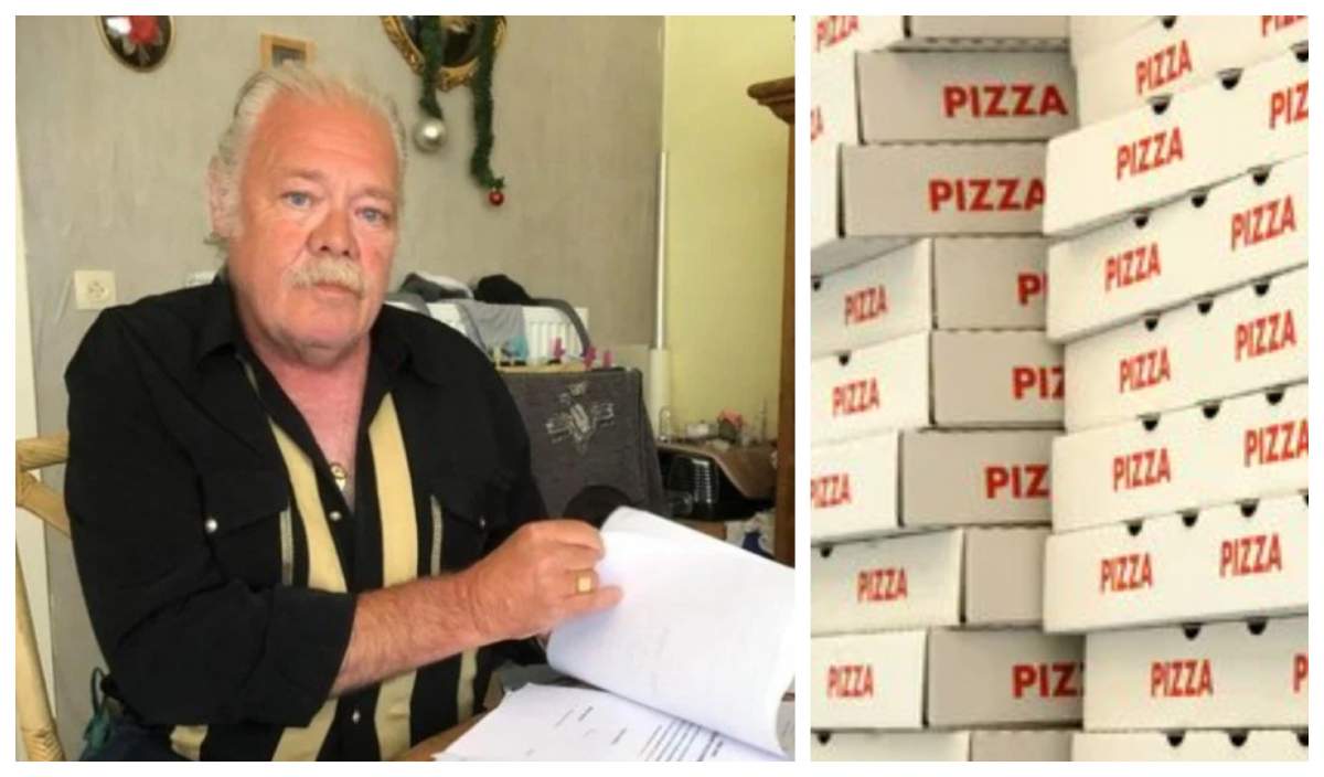 Pensionar hărțuit cu pizza. Primește zilnic zeci de livrări! „Nebunia a început în urmă cu nouă ani”