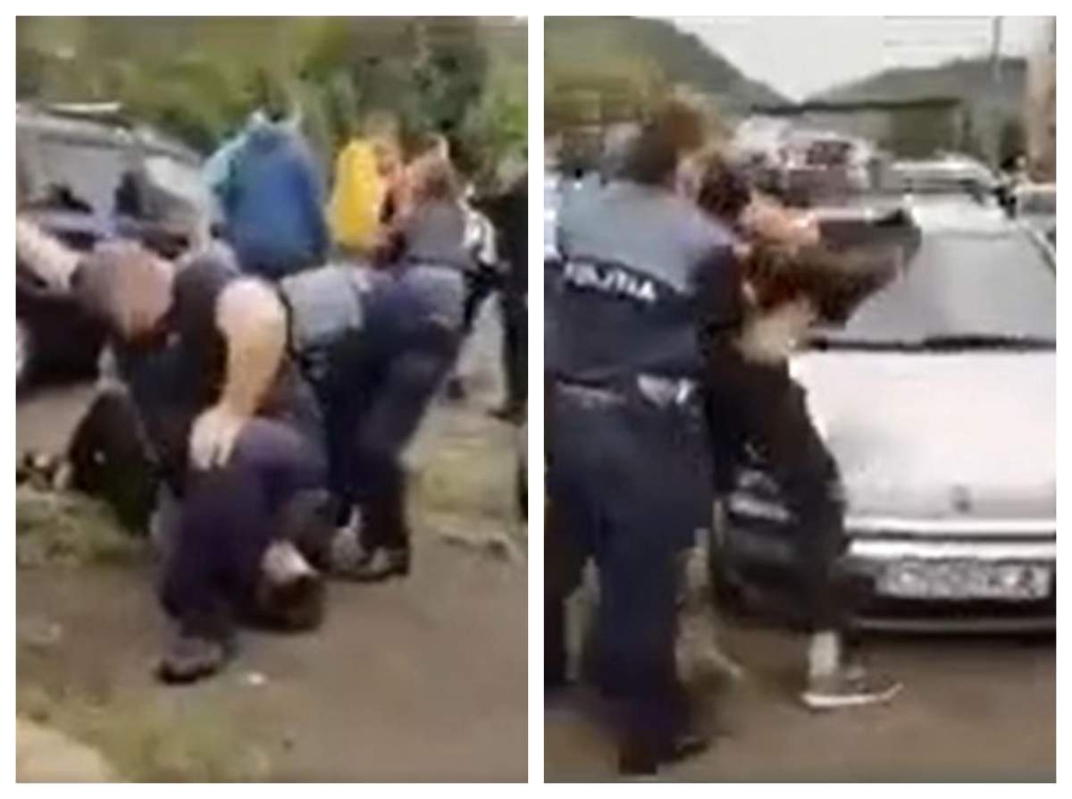VIDEO / Cazul lui George Floyd, tras la indigo în Reșița! Un polițist a imobilizat un bărbat, punându-i genunchiul pe gât! Ce spun martorii despre acest incident