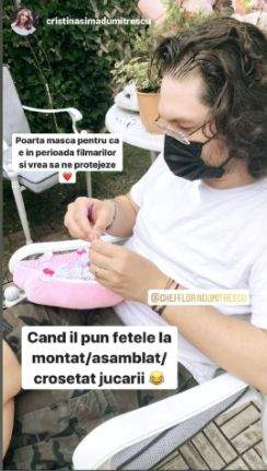 Doar tații de fete vor înțelege asta. Ipostaza amuzantă în care a fost surprins Florin Dumitrescu. Chef le face toate poftele copilelor sale / FOTO