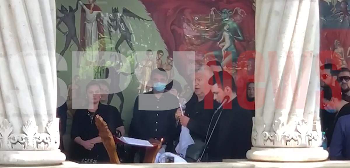 VIDEO PAPARAZZI / Moment emoționant la căpătâiul lui Costin Mărculescu! Gheorghe Turda a trecut lângă preoți și a cântat o rugăciune pentru regretatul actor! Cu toții au ascultat cu ochii în lacrimi!