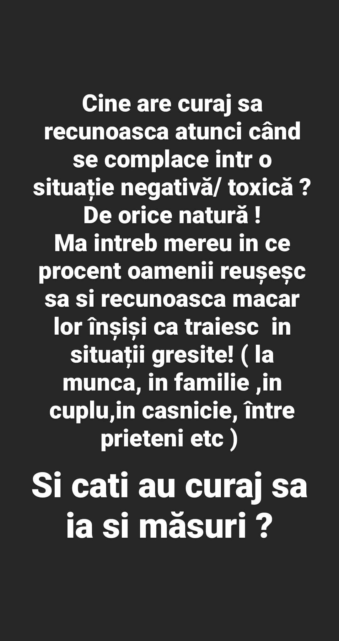 Oana Roman, ai să ne spui ceva? Mesajul controversat prin care vedeta a lăsat să se înțeleagă că trăiește o relație toxică: ”Mă întreb mereu” / FOTO