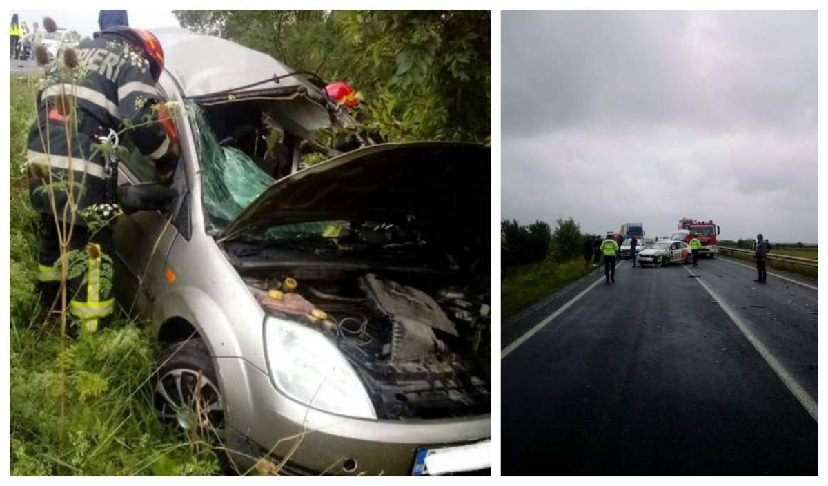 FOTO / Un tânăr de 19 ani a murit într-un accident cumplit, în Timiș. Primele imagini!