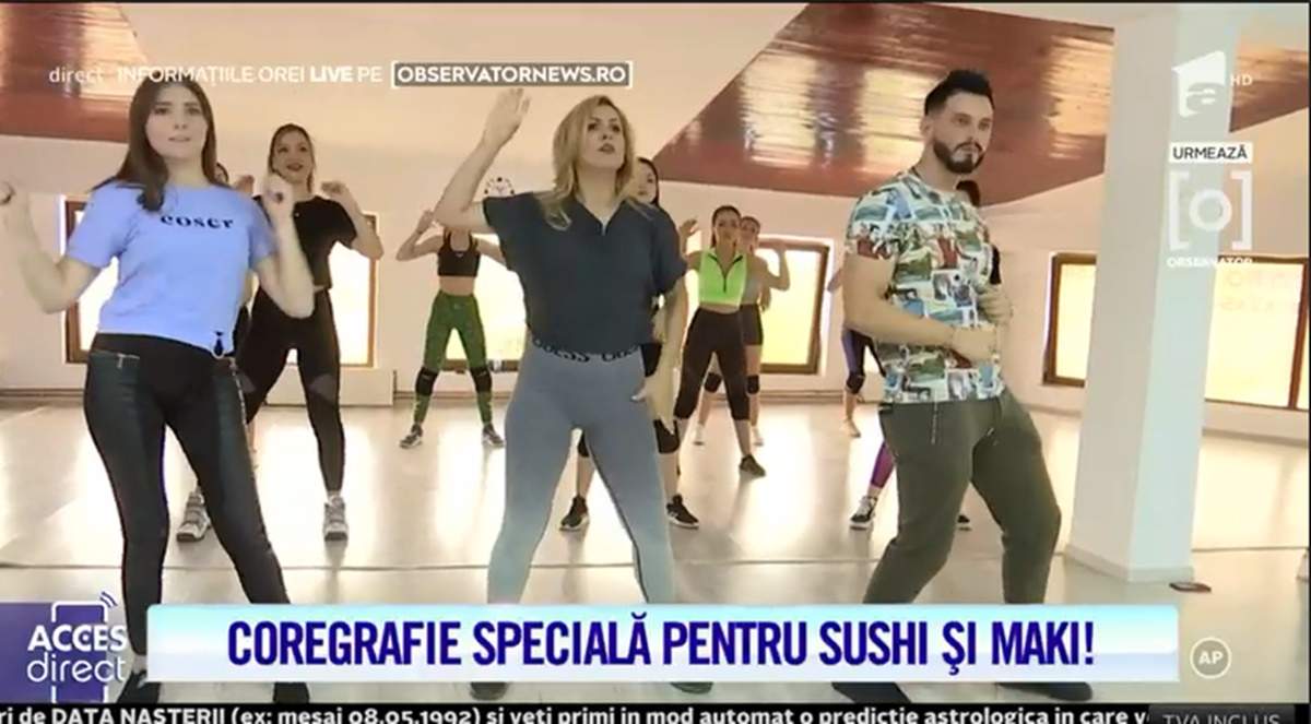 VIDEO / Acces Direct. Vulpița și Rafaelo, pe ritmuri japoneze! Zizik, coregrafie inedită pregătită pentru cei doi. ”M-am priceput, a fost foarte bine”