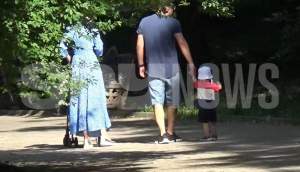 VIDEO PAPARAZZI / Când nu e la filmări, se dedică familiei! ”Dorel” din ”Las Fierbinți” este un tătic model! Imagini emoționante cu actorul și fiul său, în parc